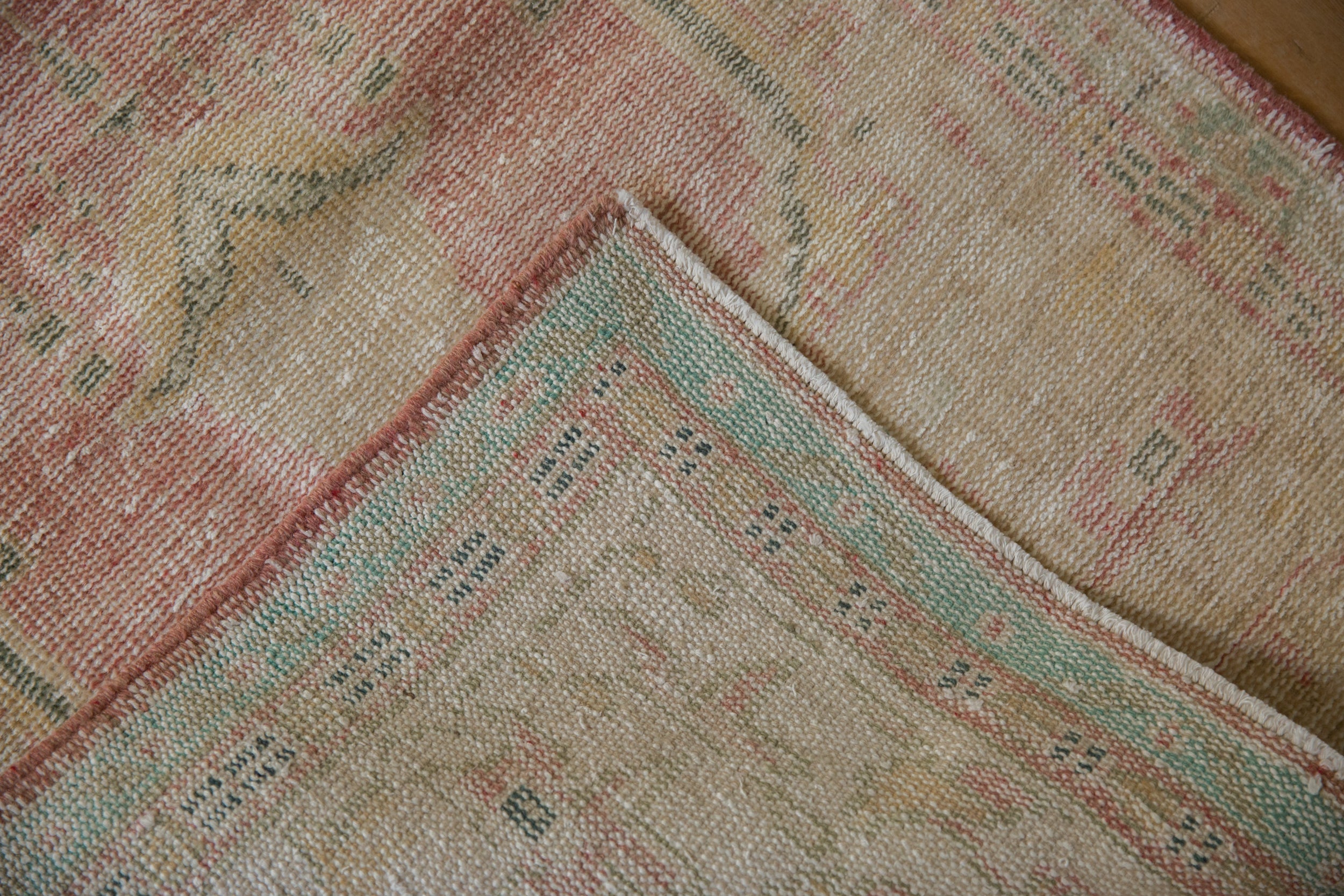3x4.5 Vintage Distressed Oushak Rug