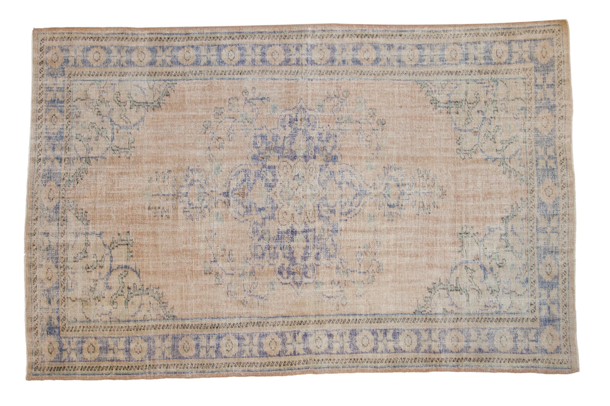 6x9.5 Vintage Distressed Oushak Carpet by Old New House® - main product image for Resin Society