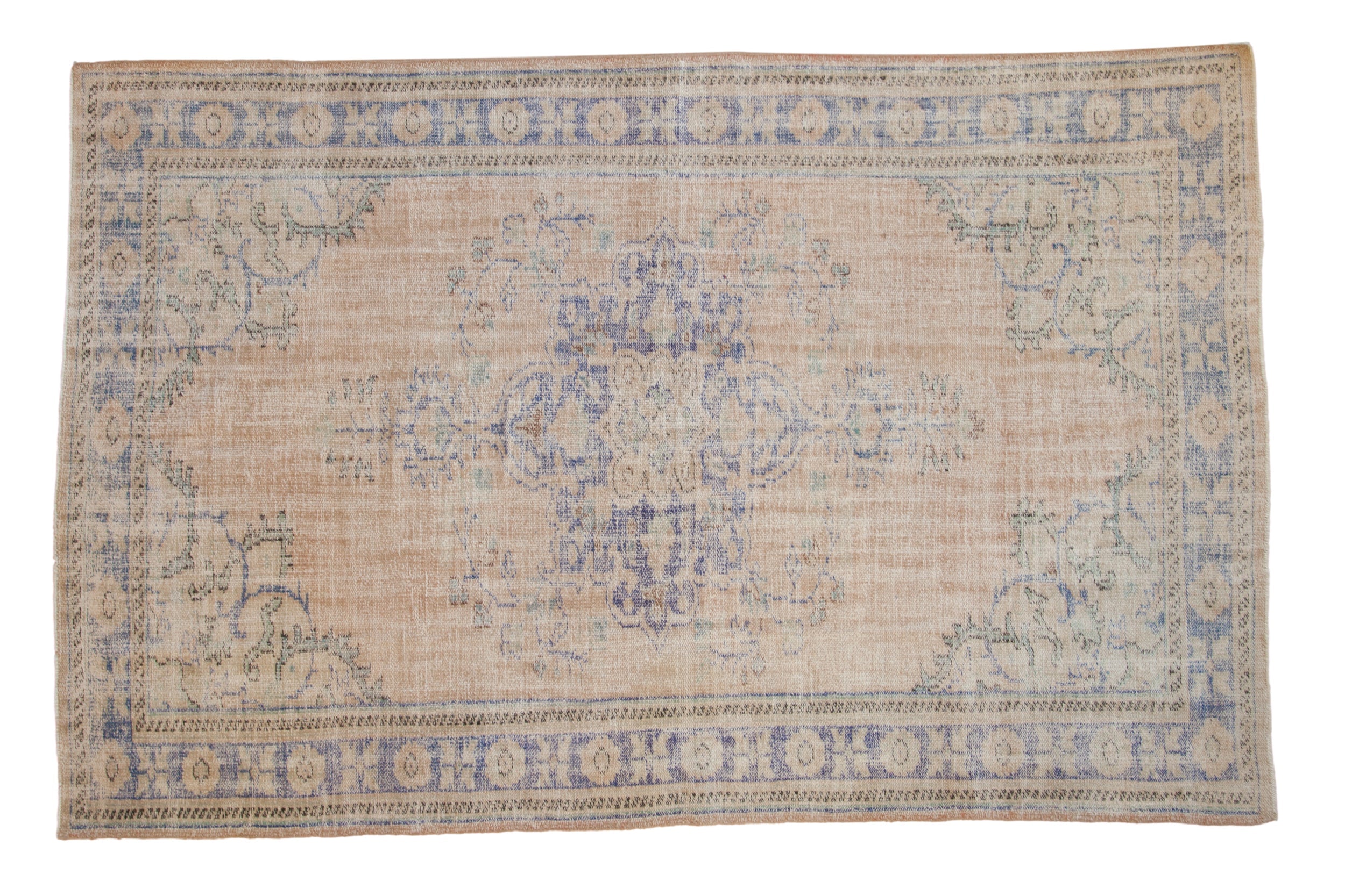 6x9.5 Vintage Distressed Oushak Carpet by Old New House® - main product image for Resin Society