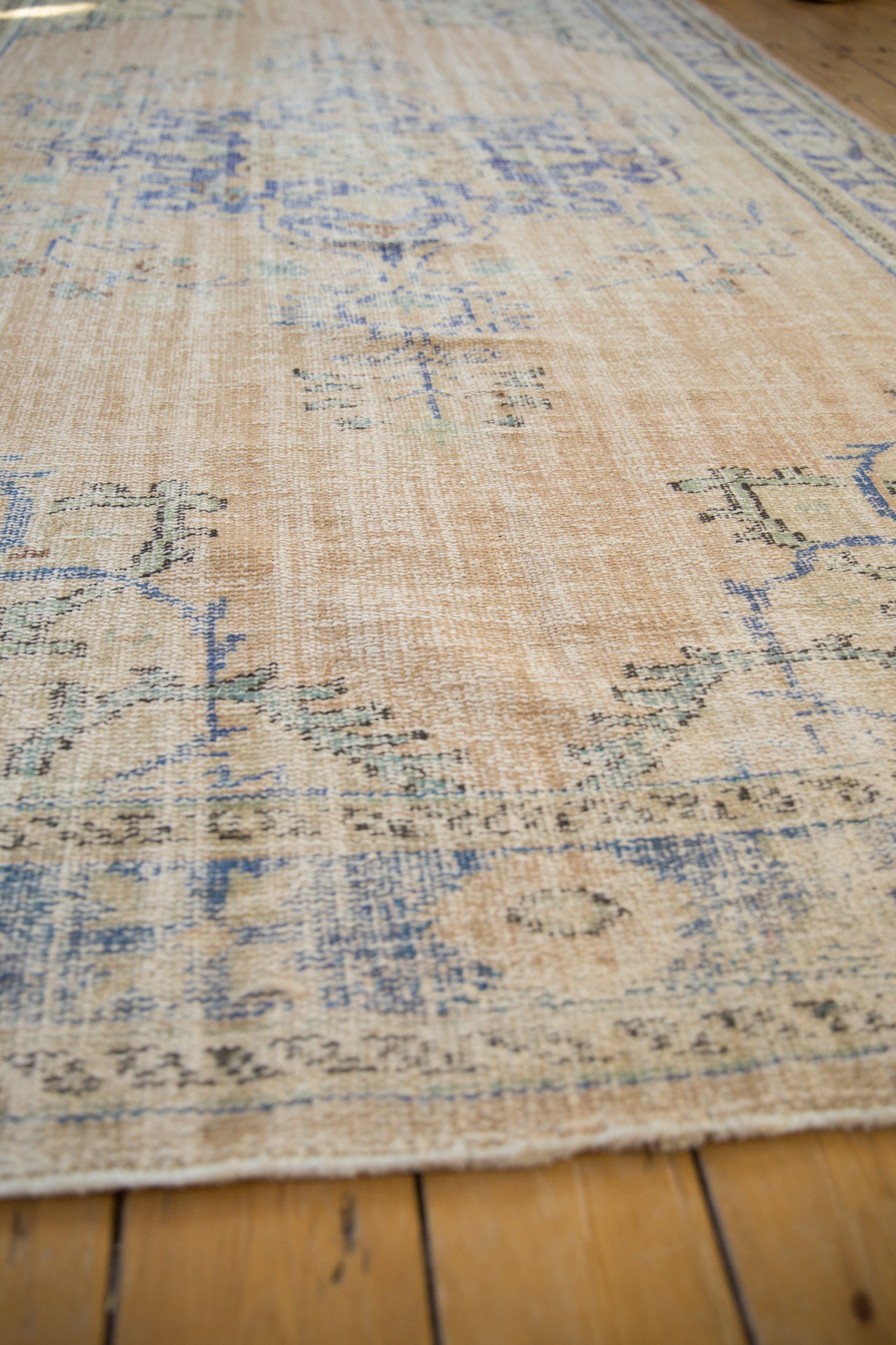 6x9.5 Vintage Distressed Oushak Carpet by Old New House® - product image 6 for Resin Society
