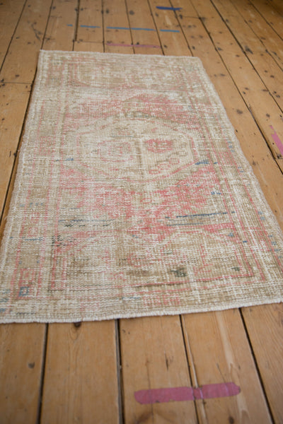 2.5x4 Vintage Distressed Oushak Rug
