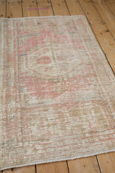2.5x4 Vintage Distressed Oushak Rug