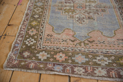 3x4.5 Vintage Distressed Oushak Rug by Old New House® - product image 5 for Resin Society