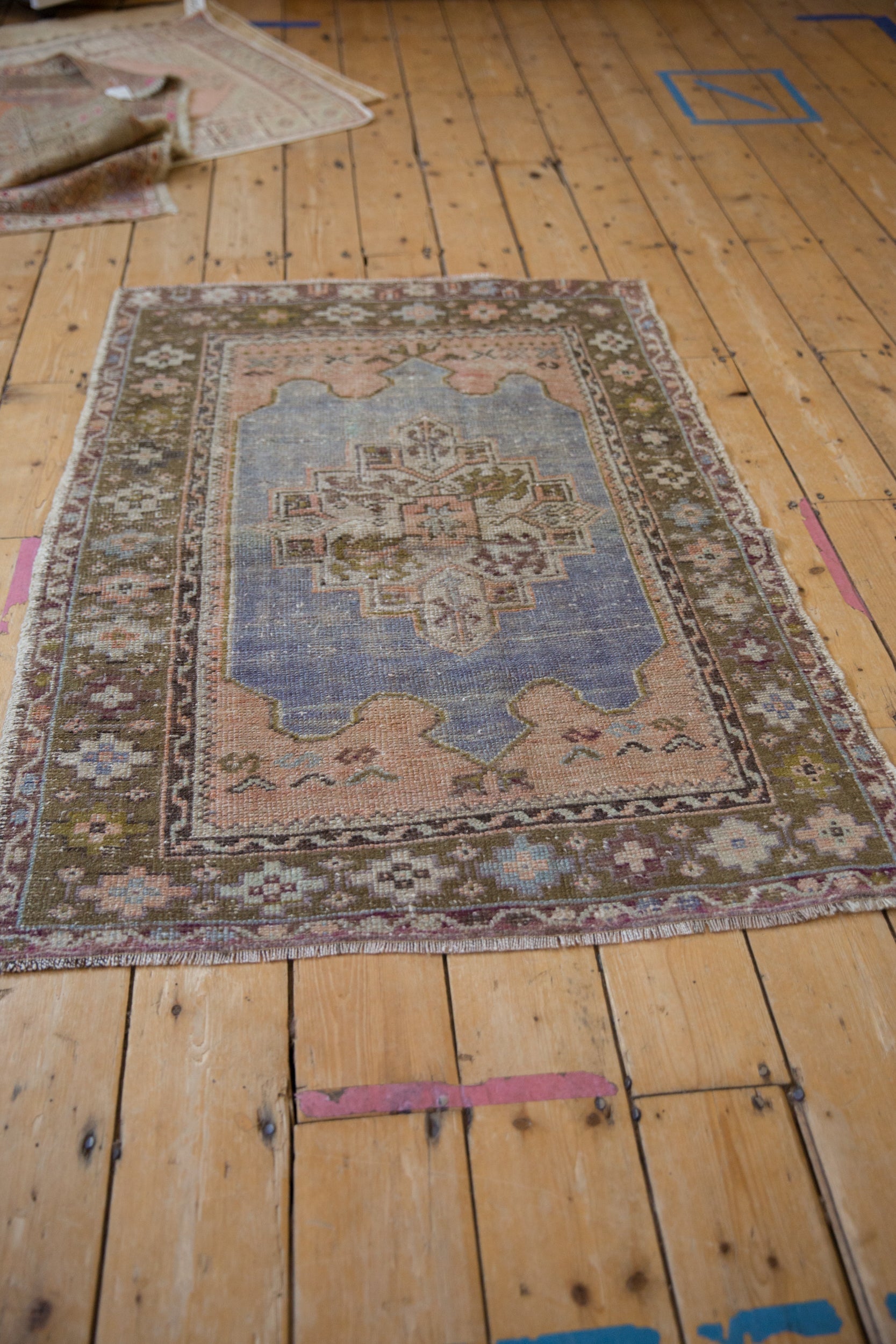 3x4.5 Vintage Distressed Oushak Rug by Old New House® - product image 7 for Resin Society