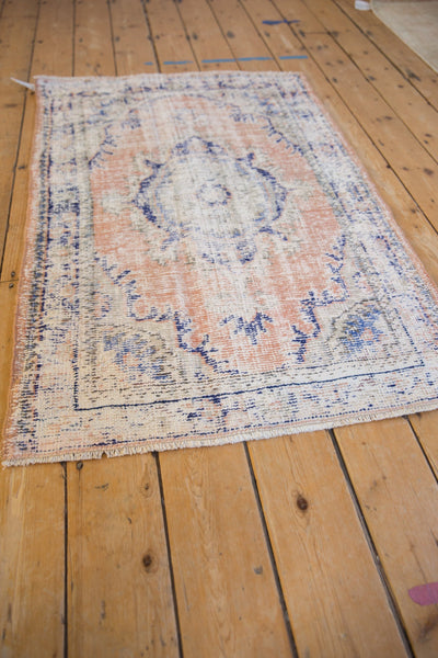 3x4.5 Vintage Distressed Oushak Rug