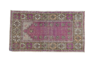 2x4 Vintage Distressed Oushak Rug Runner