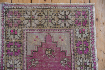 2x4 Vintage Distressed Oushak Rug Runner