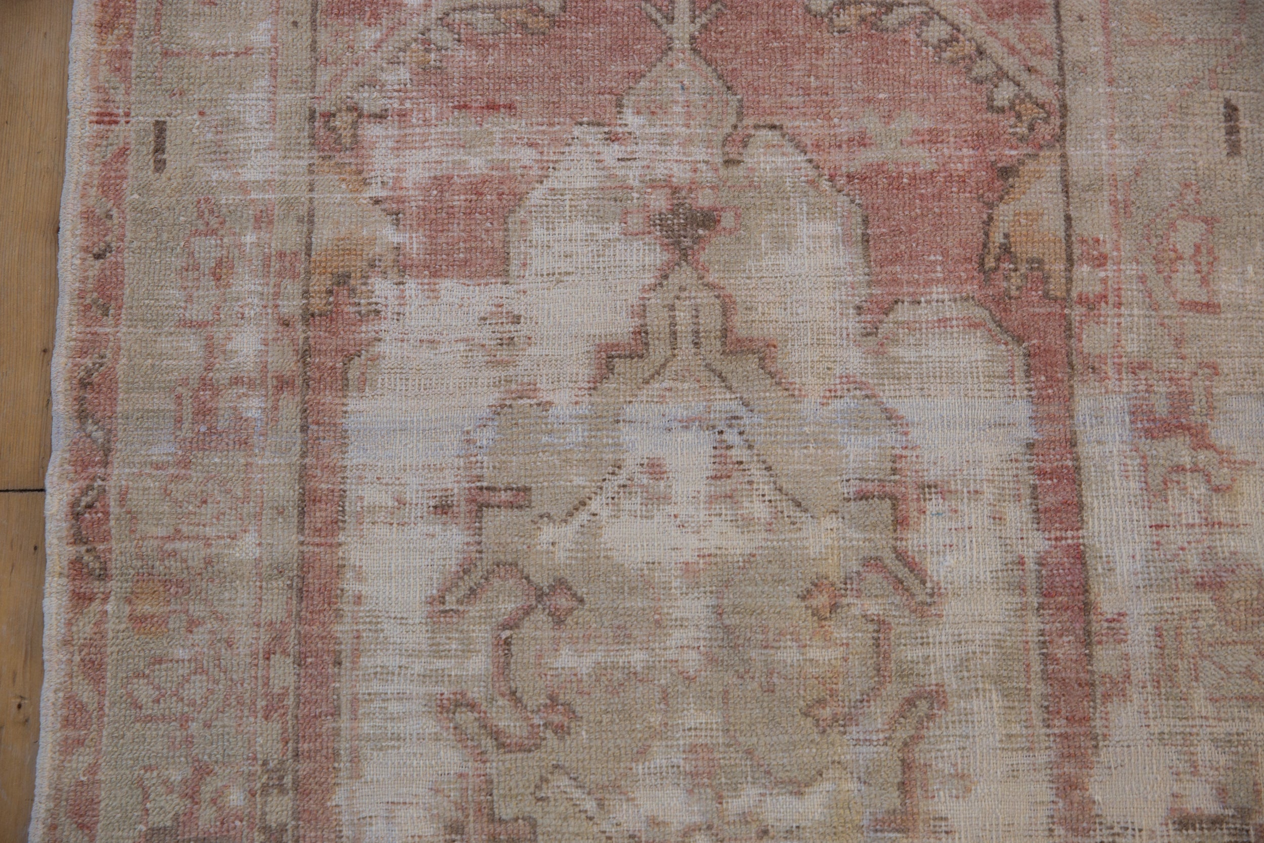2.5x5 Vintage Distressed Oushak Rug Runner