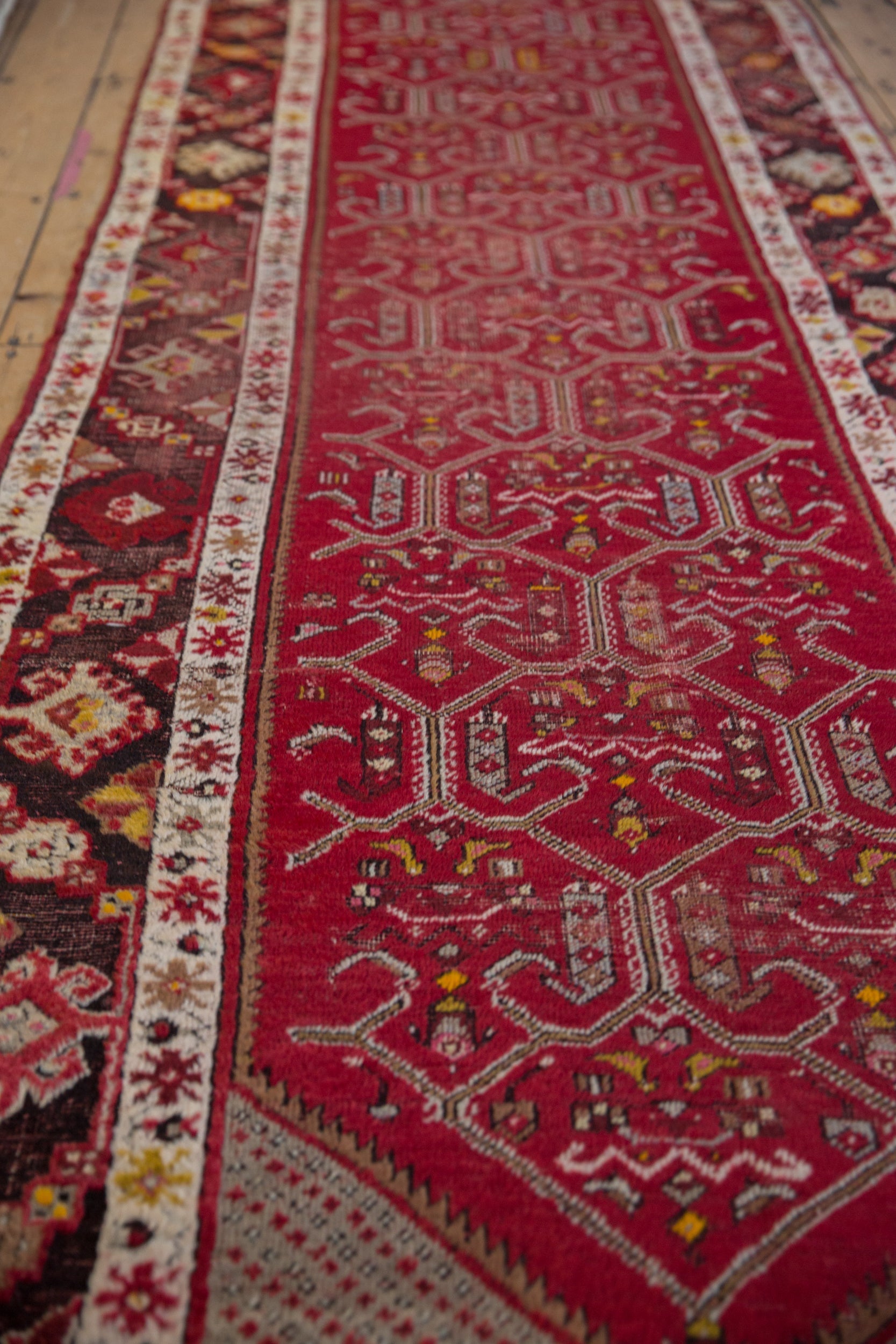 3.5x13 Vintage Anatolian Rug Runner by Old New House® - product image 6 for Resin Society