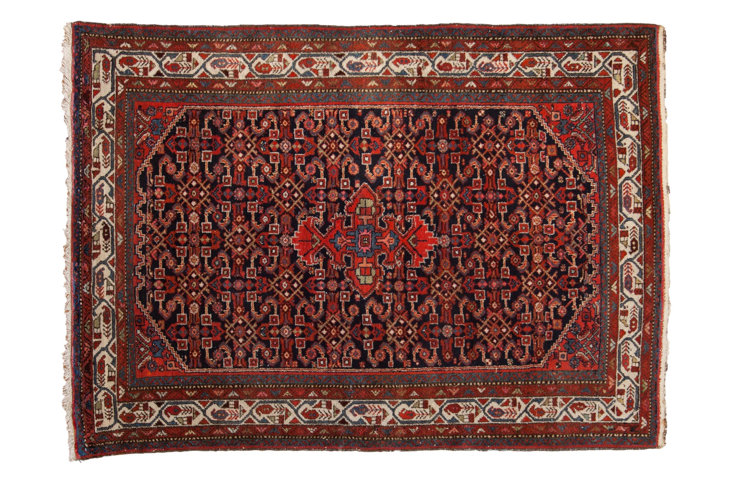 5x6.5 Vintage Hamadan Rug by Old New House® - main product image for Resin Society