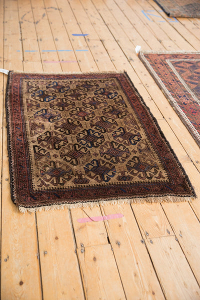 3x4 Vintage Belouch Square Rug by Old New House® - product image 4 for Resin Society