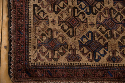 3x4 Vintage Belouch Square Rug by Old New House® - product image 5 for Resin Society