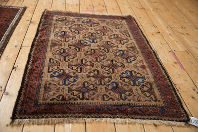 3x4 Vintage Belouch Square Rug by Old New House® - product image 6 for Resin Society
