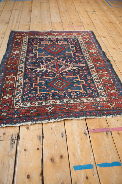 3.5x4.5 Vintage Karaja Square Rug by Old New House® - product image 6 for Resin Society