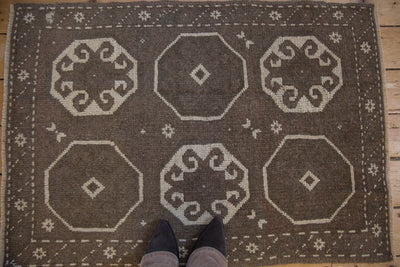2.5x3.5 Vintage Distressed Oushak Rug
