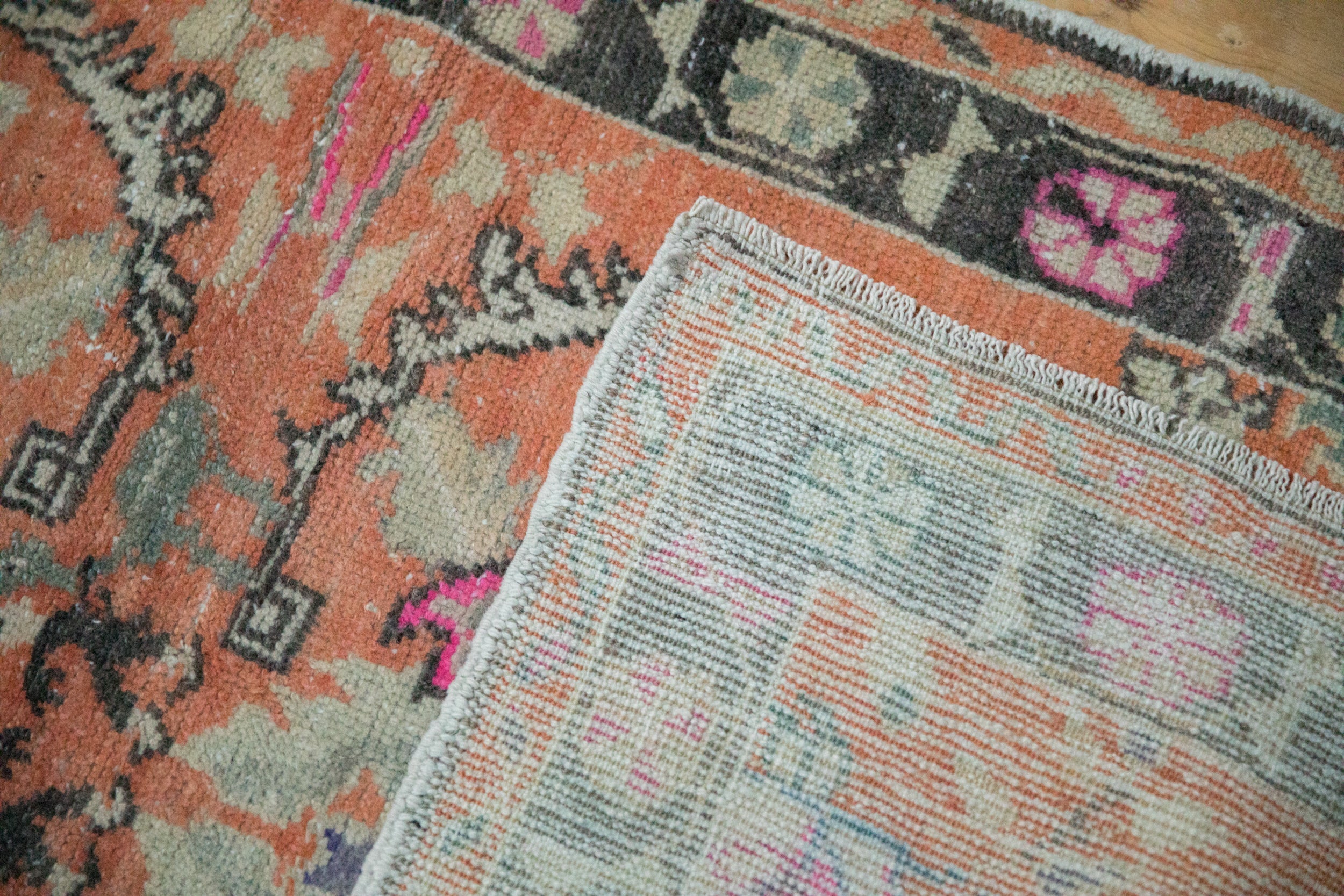 3x5.5 Vintage Distressed Oushak Rug by Old New House® - product image 8 for Resin Society