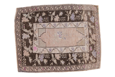 3x4 Vintage Distressed Oushak Square Rug by Old New House® - main product image for Resin Society