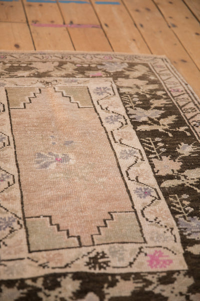 3x4 Vintage Distressed Oushak Square Rug by Old New House® - product image 5 for Resin Society