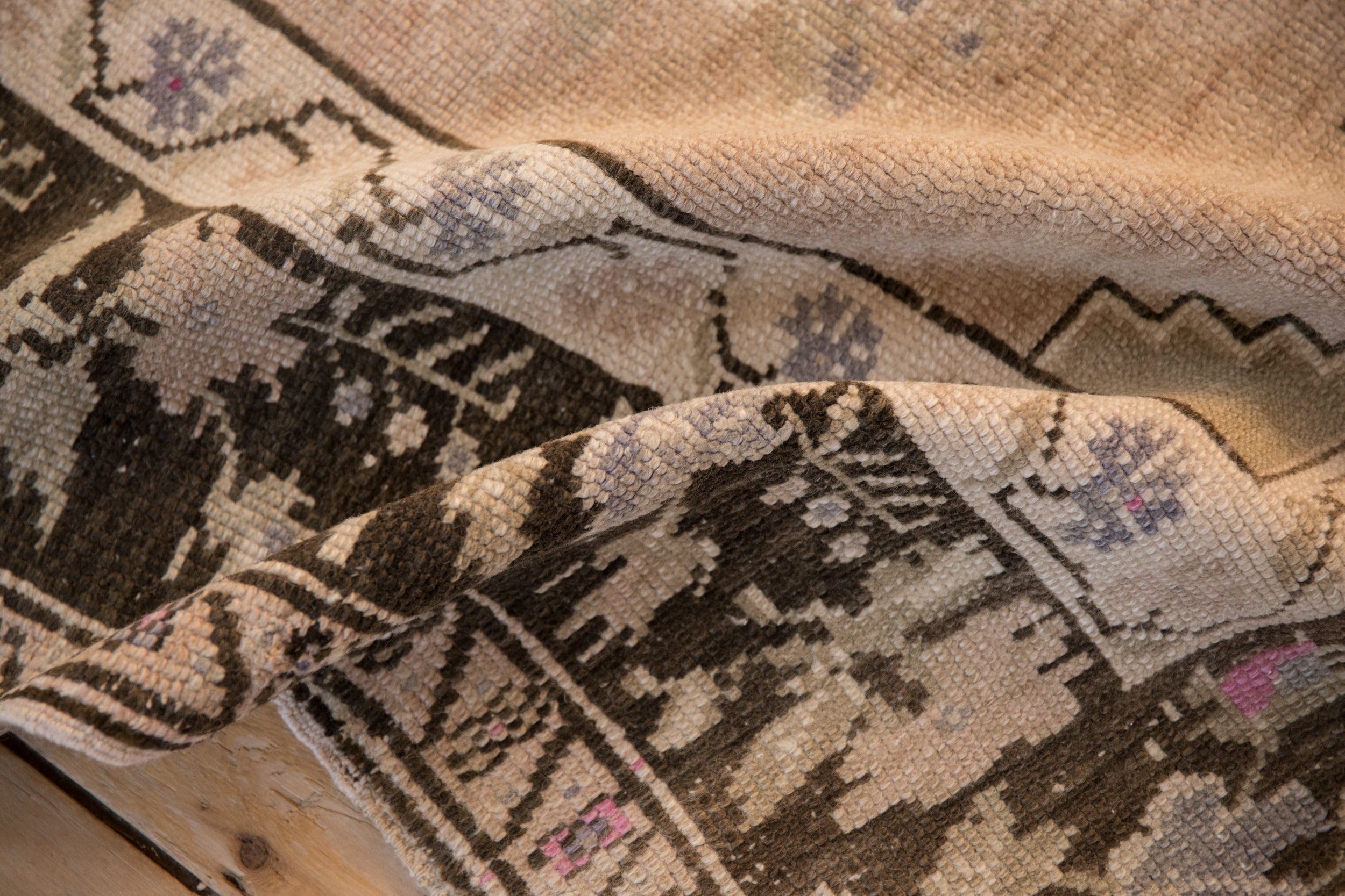 3x4 Vintage Distressed Oushak Square Rug by Old New House® - product image 8 for Resin Society