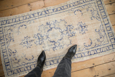 2.5x4.5 Vintage Distressed Oushak Rug