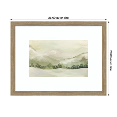 AQ Winter Landscape No.
3 by Annie Quigley Framed Wall Art Print