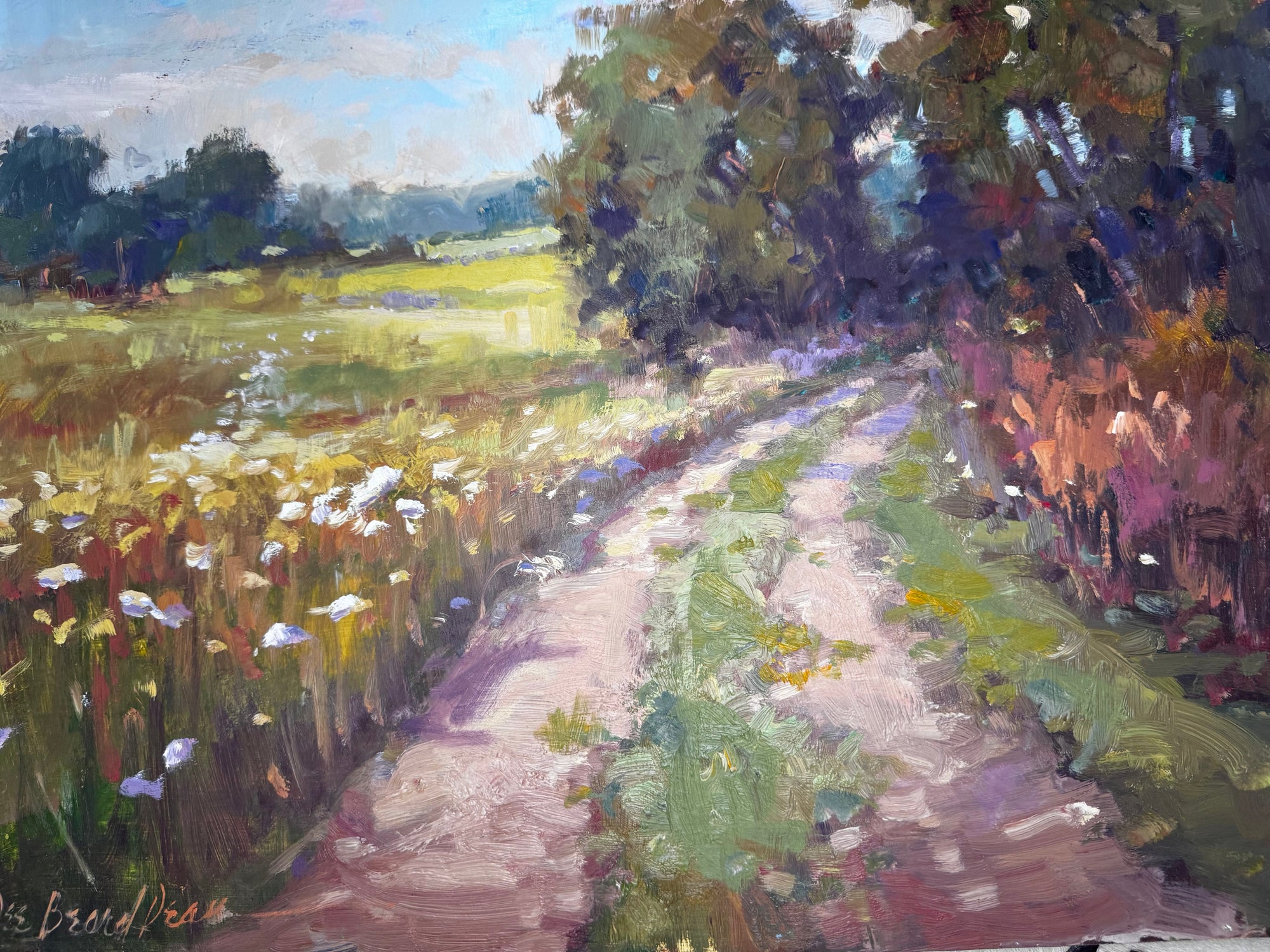 One Hundred and Nine - 16x20 coastal plein air painting on board by John Beard Collection