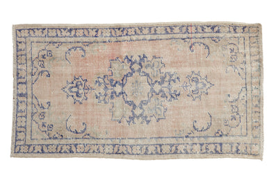 2.5x4.5 Vintage Distressed Oushak Rug