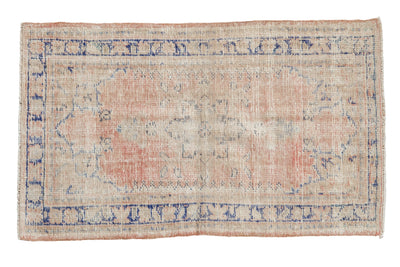 2.5x4.5 Vintage Distressed Oushak Rug