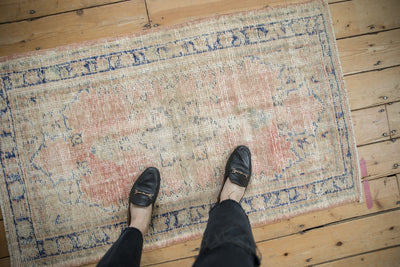 2.5x4.5 Vintage Distressed Oushak Rug