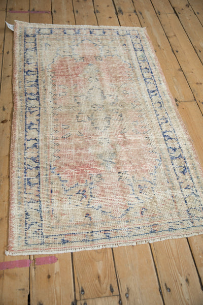 2.5x4.5 Vintage Distressed Oushak Rug