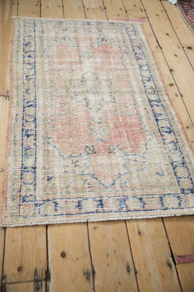 2.5x4.5 Vintage Distressed Oushak Rug
