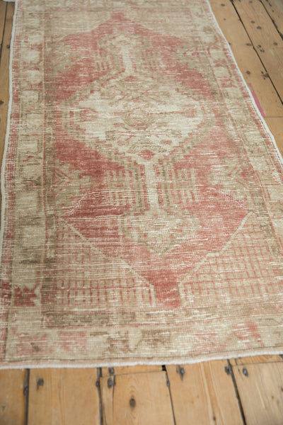 2.5x5.5 Vintage Distressed Oushak Rug Runner by Old New House® - product image 4 for Resin Society