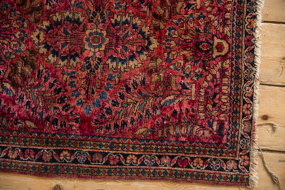 2x2.5 Vintage Fine American Sarouk Square Rug Mat