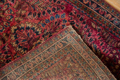 2x2.5 Vintage Fine American Sarouk Square Rug Mat