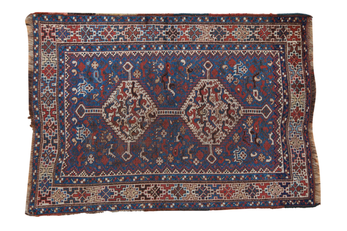 3.5x5 Vintage Kamseh Rug by Old New House® - main product image for Resin Society