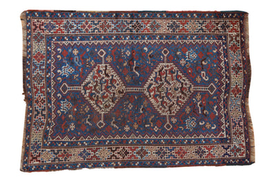 3.5x5 Vintage Kamseh Rug by Old New House® - main product image for Resin Society