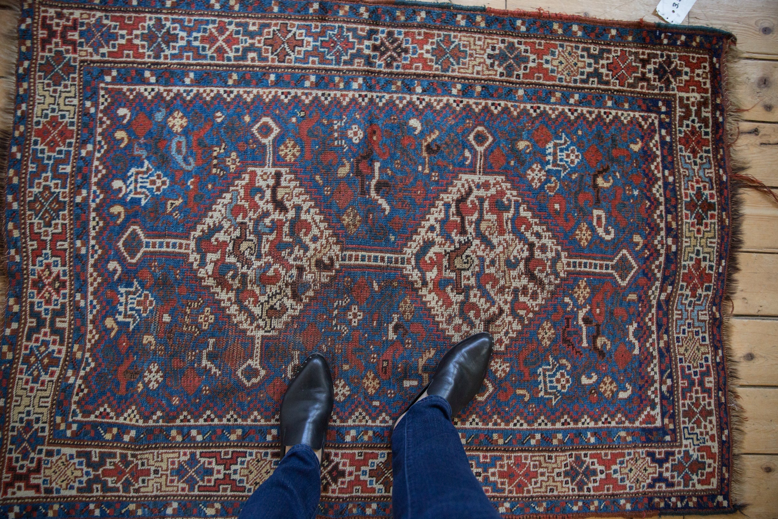 3.5x5 Vintage Kamseh Rug by Old New House® - product image 2 for Resin Society