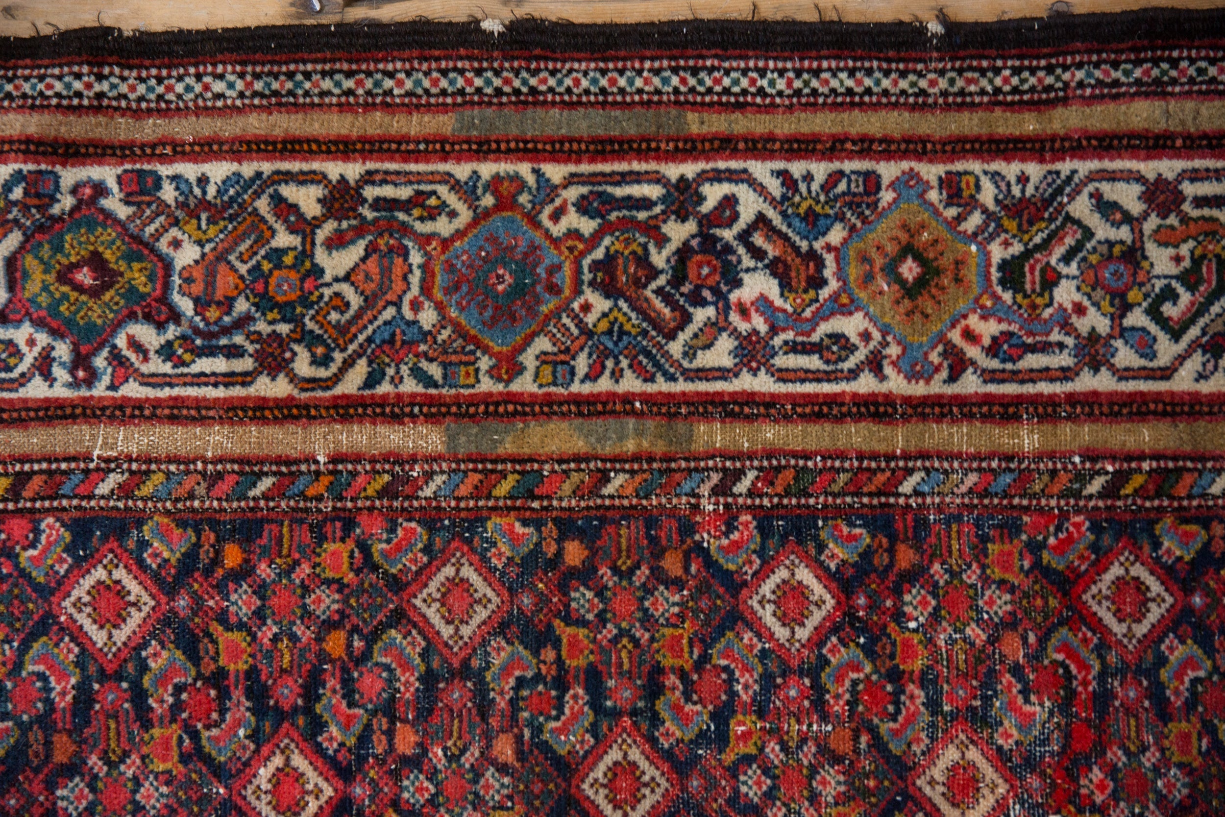 3.5x12 Vintage Malayer Rug Runner by Old New House® - product image 6 for Resin Society