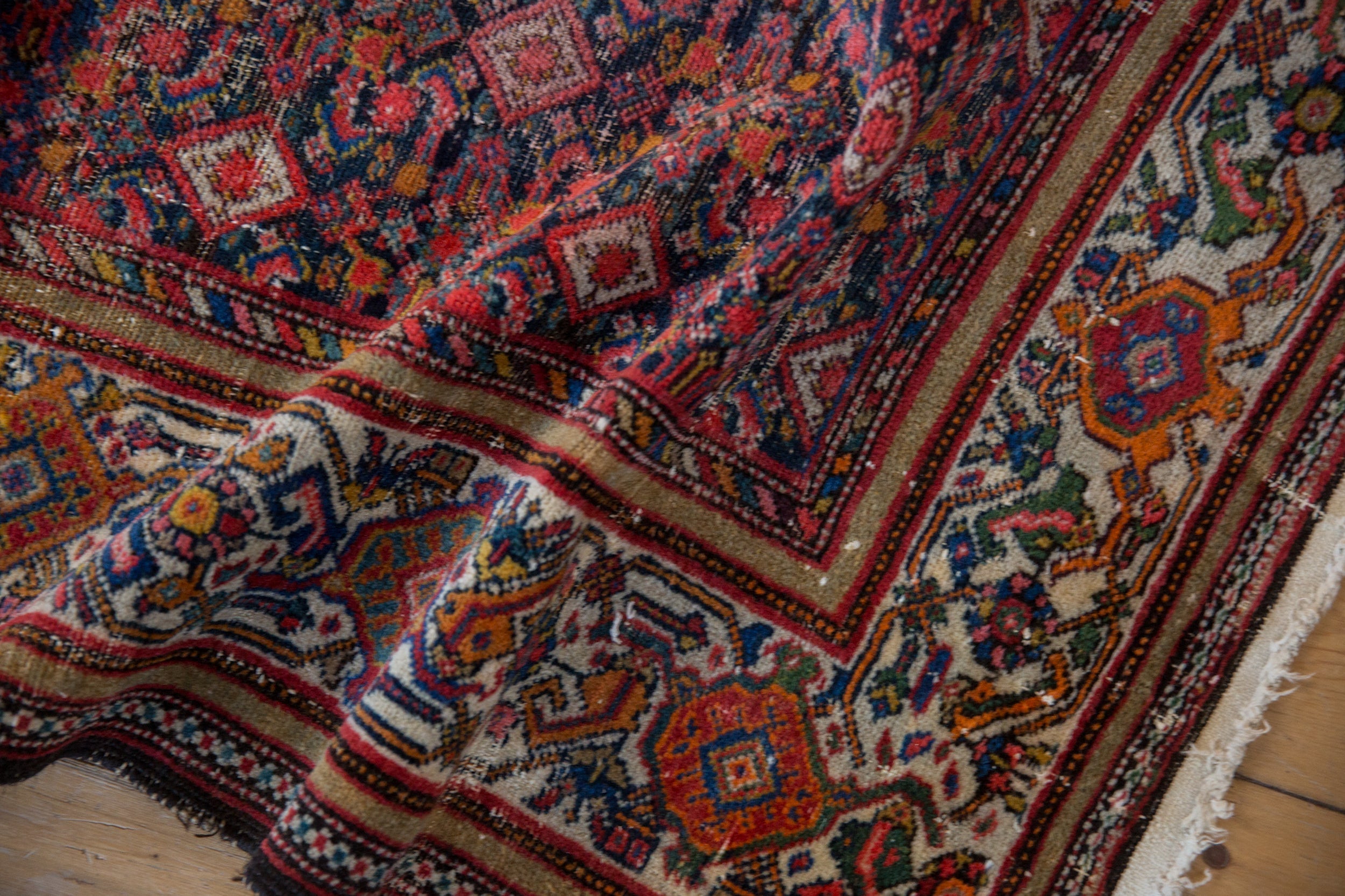 3.5x12 Vintage Malayer Rug Runner by Old New House® - product image 9 for Resin Society