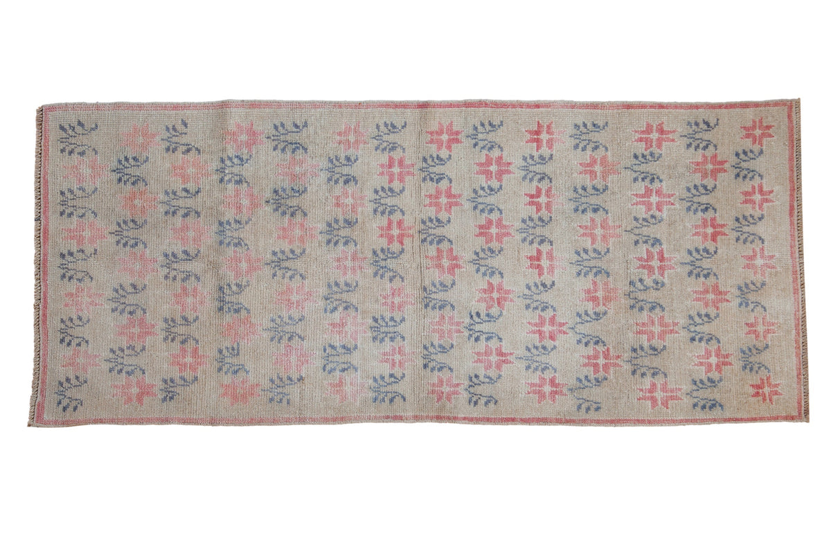 3x7.5 Vintage Distressed Oushak Rug Runner by Old New House® - main product image for Resin Society