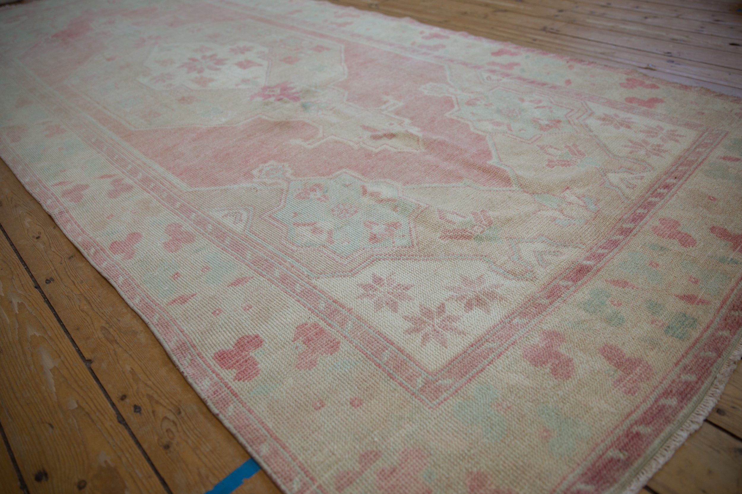 5x12 Vintage Distressed Oushak Rug Runner by Old New House® - product image 4 for Resin Society