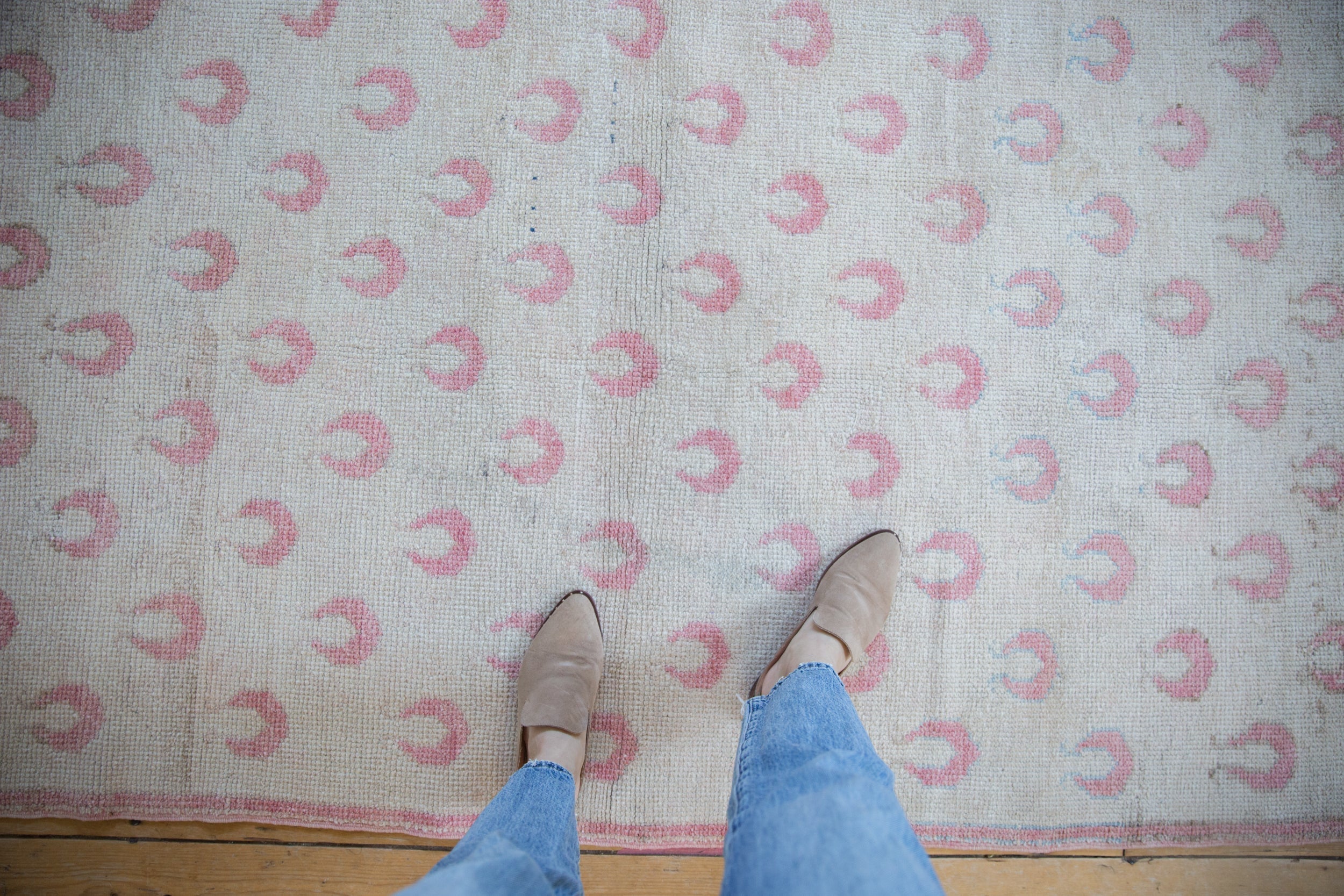 4x7 Vintage Distressed Oushak Rug by Old New House® - product image 2 for Resin Society