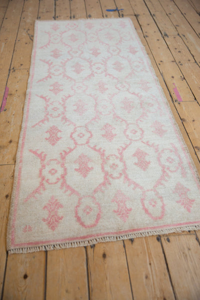 2.5x6.5 Vintage Distressed Oushak Rug Runner by Old New House® - product image 3 for Resin Society