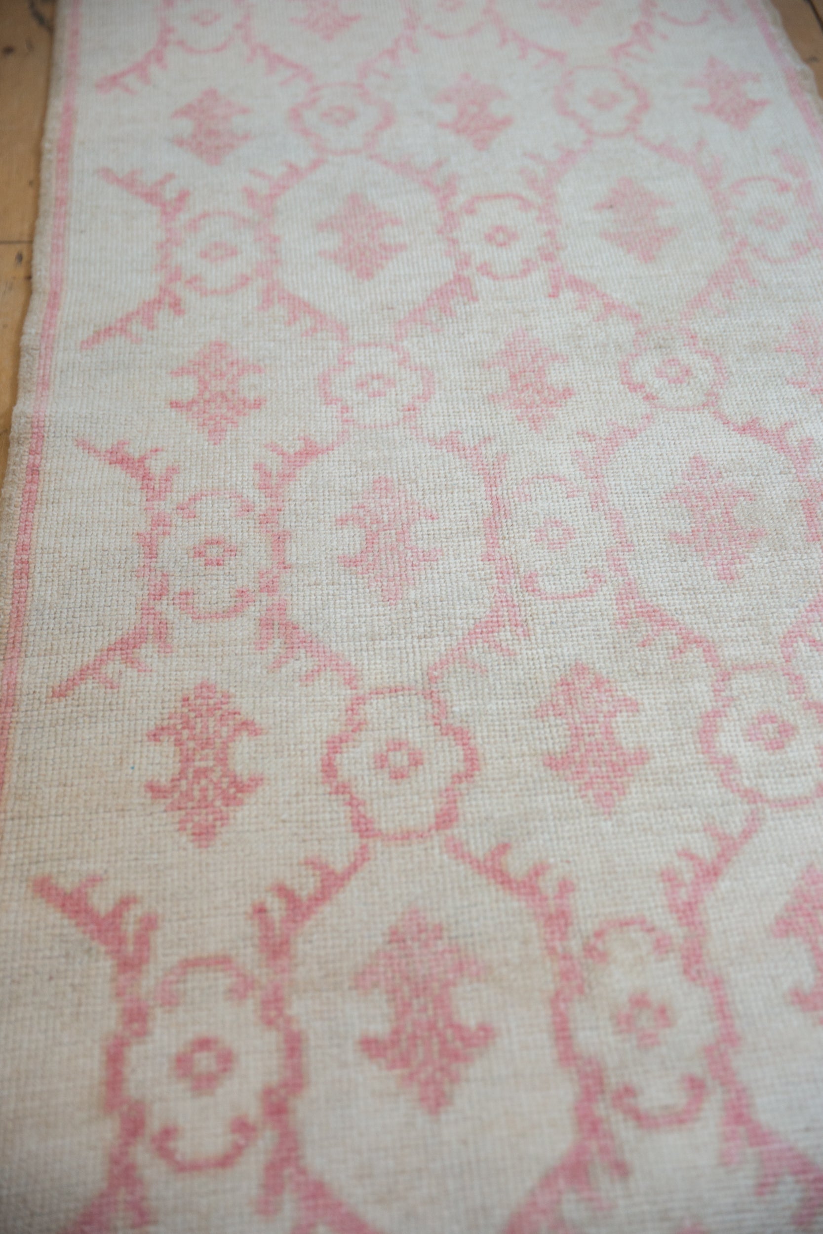2.5x6.5 Vintage Distressed Oushak Rug Runner by Old New House® - product image 4 for Resin Society