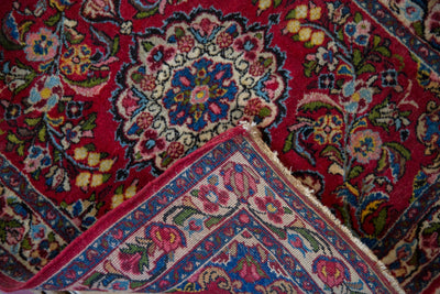 2.5x2.5 Vintage Qazvin Square Rug Mat