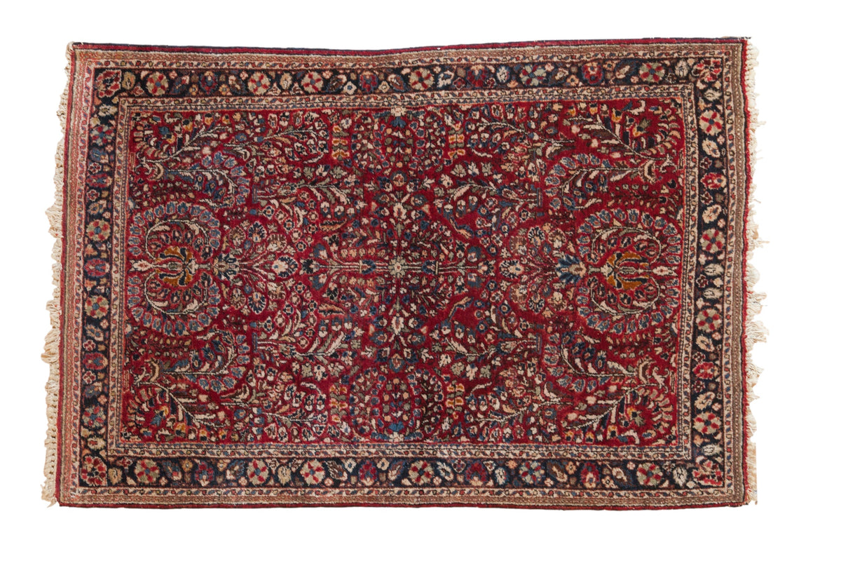 3.5x5 Vintage Sarouk Rug by Old New House® - main product image for Resin Society