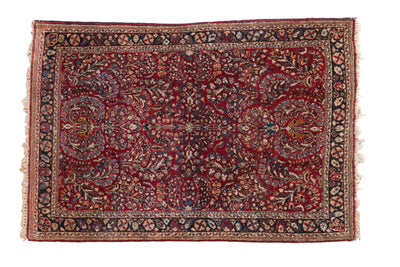 3.5x5 Vintage Sarouk Rug by Old New House® - main product image for Resin Society