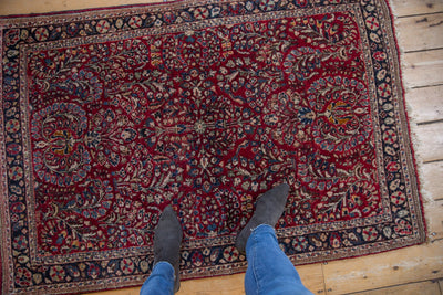 3.5x5 Vintage Sarouk Rug by Old New House® - product image 2 for Resin Society