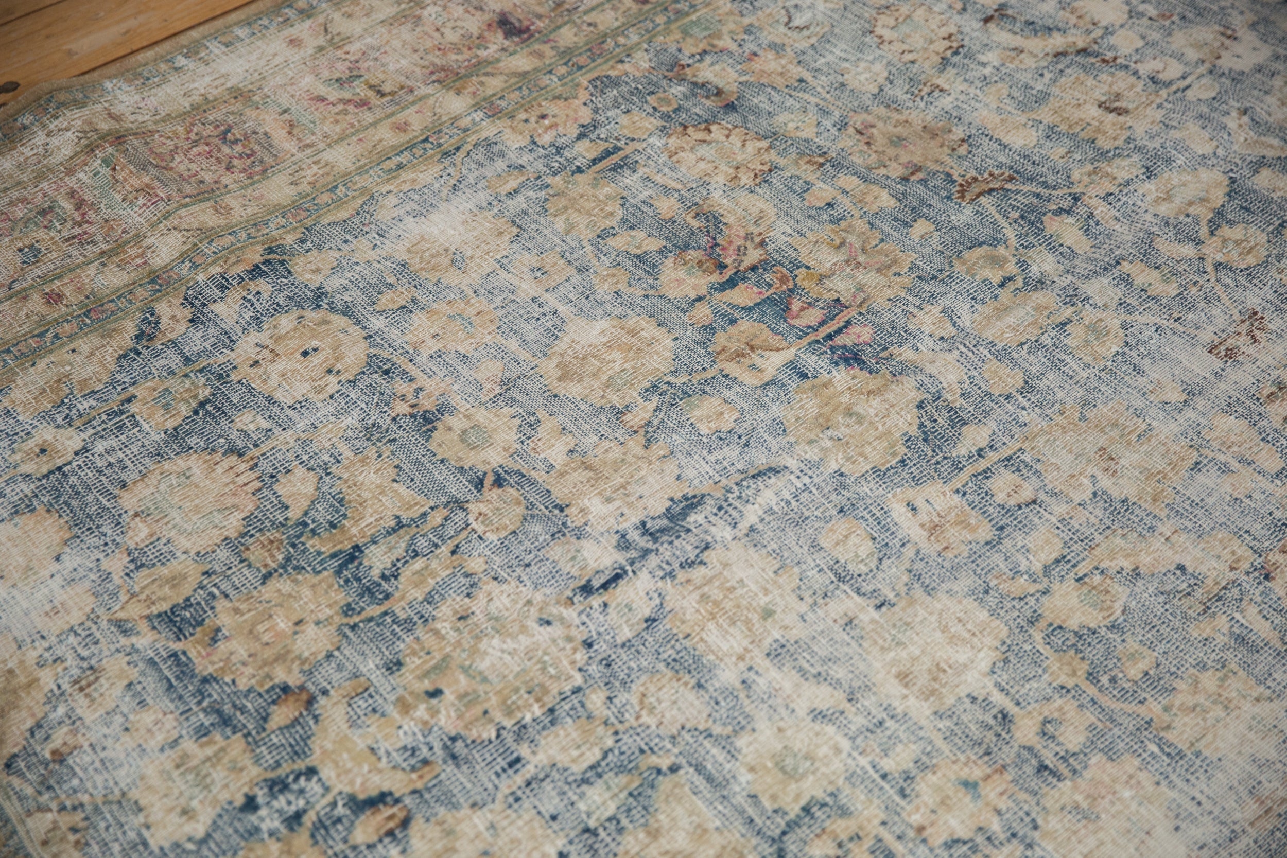RESERVED 6.5x10.5 Vintage Distressed Meshed Carpet