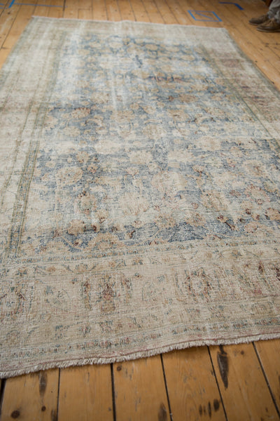 RESERVED 6.5x10.5 Vintage Distressed Meshed Carpet